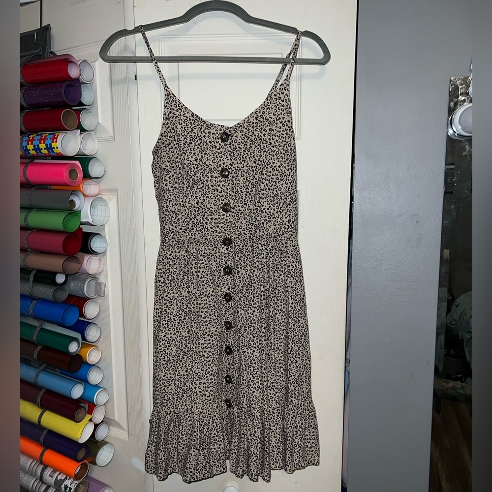 Cheetah Print Dress